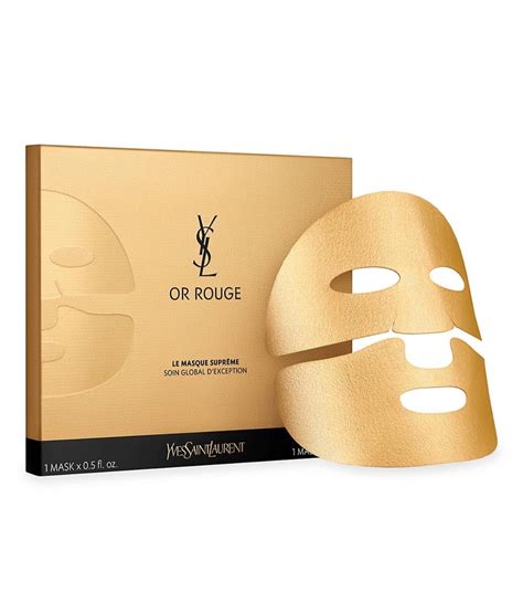 masque tissu ysl|Or Rouge Mask.